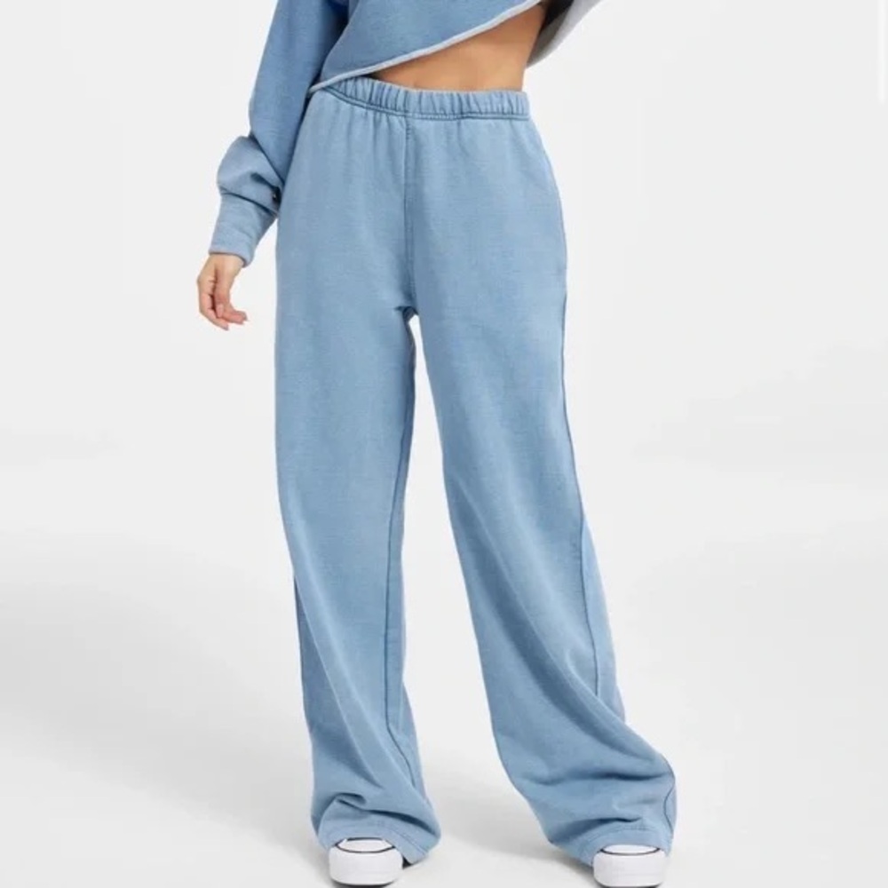 Good American Light Blue Relaxed Pants